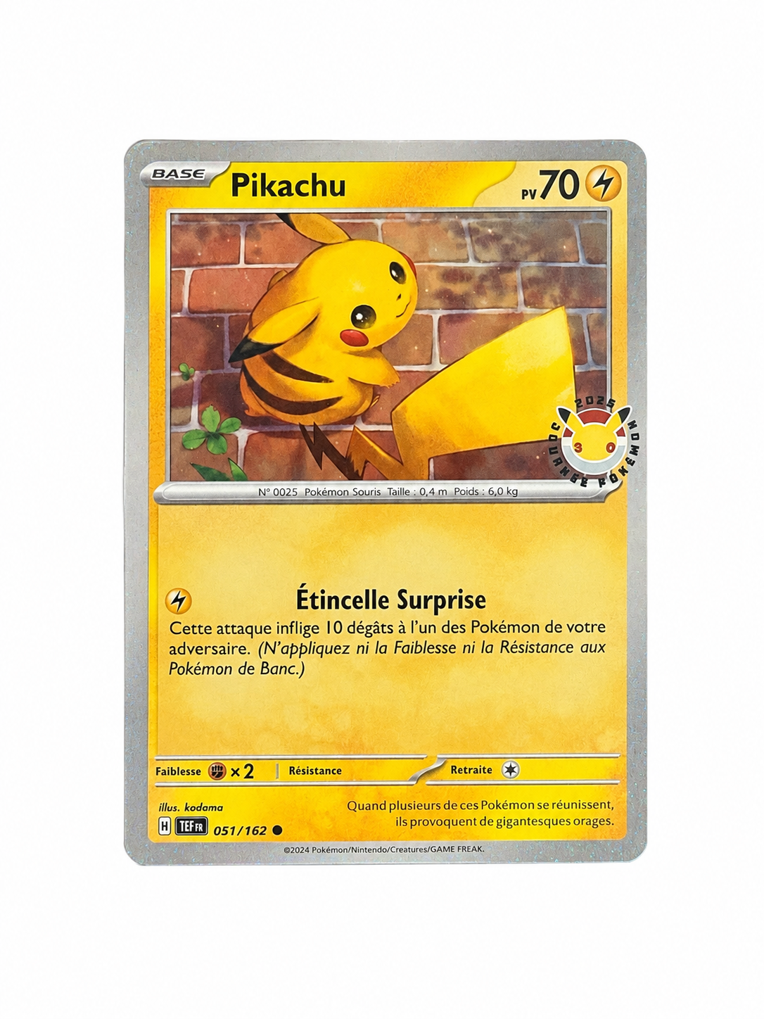 Pikachu - Stamp Journée Pokemon 2026