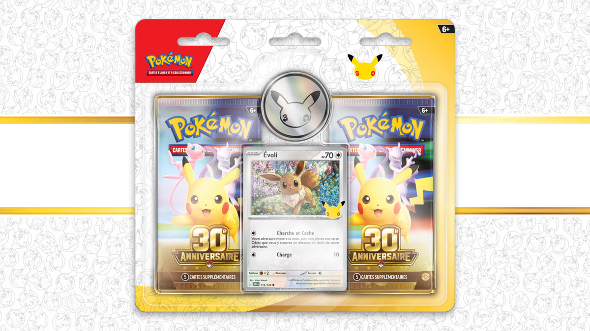Blister de 2 boosters 30ᵉ Anniversaire