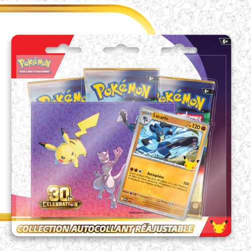 Collection autocollant réajustable 30ᵉ Anniversaire - Lucario